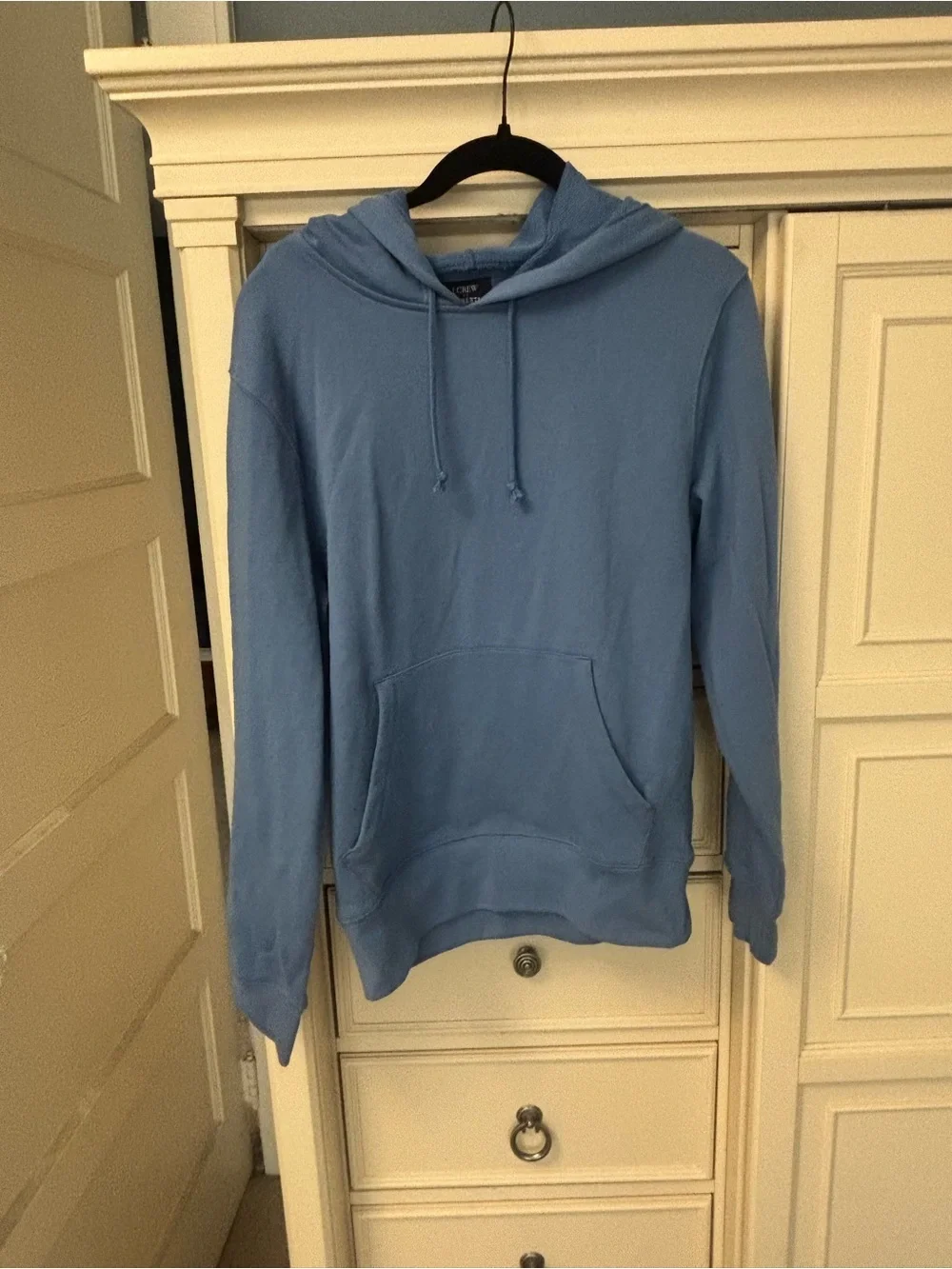 J. Crew Light Blue Men's Hoodie Sweatshirt